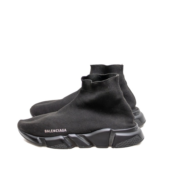Balenciaga Speed Trainer 2.0 Black Knit Sock Sneakers – Estimated Size US 11 - Picture 3 of 10